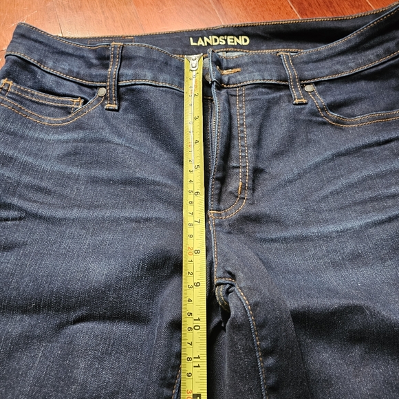Lands' End Women's Navy Slim Stretch Jeans Sz 10 - Picture 4 of 7